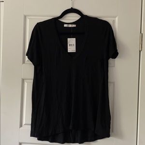 Black V-Neck T-Shirt - NWT